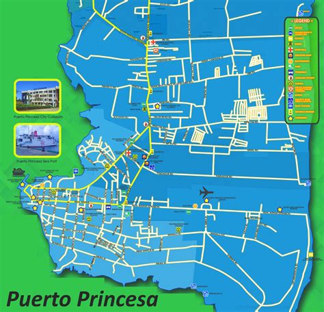 Puerto Princesa Map Philippines Detailed Maps Of Puerto Princesa