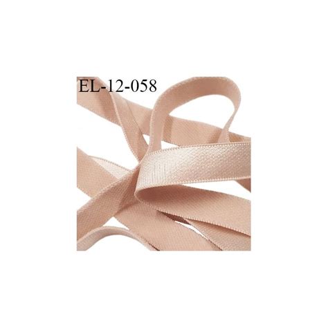 élastique lingerie mm couleur dune grande marque fabriqué en France une face brillante
