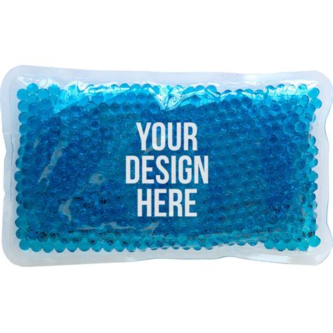 Advertising Gel Beads Rectangle Hot Cold Packs