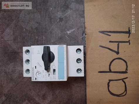 Автомат защиты электродвигателя 0,28-0,4А siemens купить в Краснодаре ...