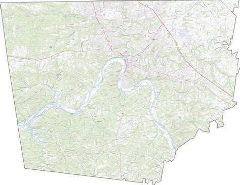 Montgomery County Map, Tennessee - US County Maps