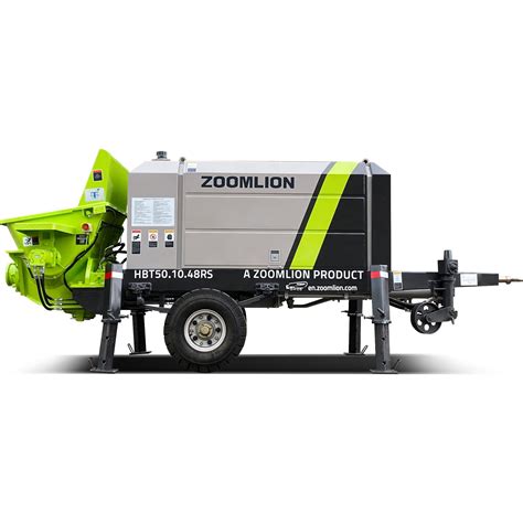 zoomlion construction machinery concrete trailer pump hbtrs
