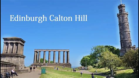 Scotland Travel Edinburgh Calton Hill Walking Tour Youtube