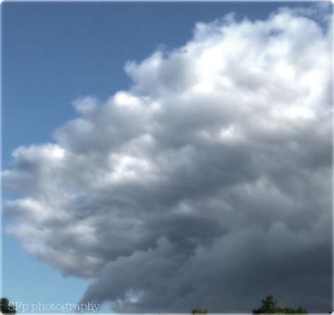 Cloud formation after a rain storm cleared. This was taken at my house ...