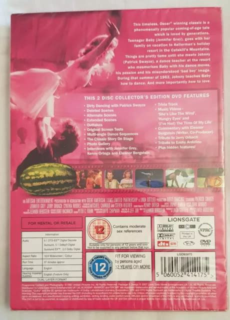 Dirty Dancing Th Anniversary Two Disc Collectors Edition Dvd New