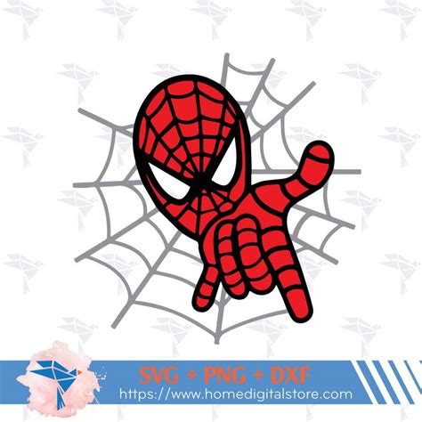 Spiderman Free SVG PNG DXF