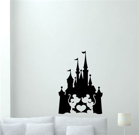 Disney Wall Decal Disney Castle Mickey Mouse Minnie Love Disneyland