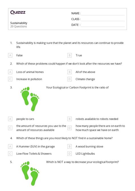 50 Environmental Science Worksheets For Grade 6 On Quizizz Free And Printable