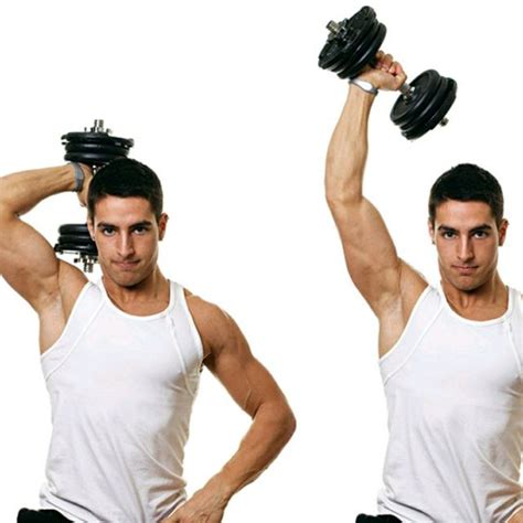 single arm overhead tricep extension  jin  exercise   skimble
