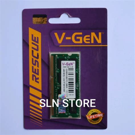 Jual Sodimm Ddr Gb Pc Mhz V Gen Rescue Ram Laptop Vgen Di