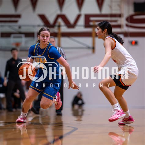 Rainier vs Adna Girls Basketball by John Holman Photography