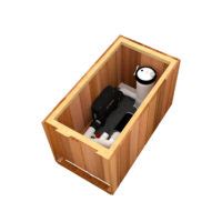 Northern Lights Classic Deluxe Wooden Hot Tub Person Firehouse