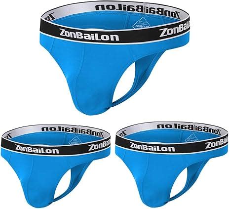 ZONBAILON Athletic Men Thongs Underwear Sexy For Men Mens G String Hot Male Thong T Back Amazon