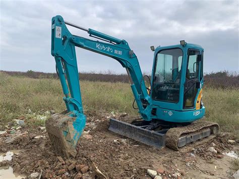 Kubota U35 3tons Mini Excavator U 35 5 Good Rebuilding U35 5 For Sale