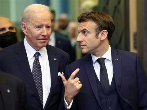 Macron De Retour Aux Etats Unis Pour Parler D Ukraine Et De