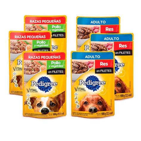 Kit Alimento Pedigree Perro Adulto Sobres Pollo Y Res Env O Gratis