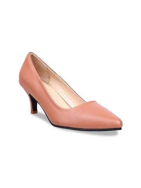 Buy SHUZ TOUCH Nude Coloured Pumps Heels Heels For Women 21301794 Myntra