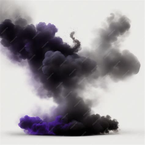 Premium AI Image | Photo abstract isolated white smoke flare Background