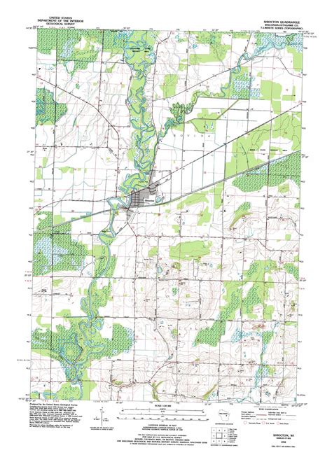 Shiocton Topographic Map Wi Usgs Topo Quad D