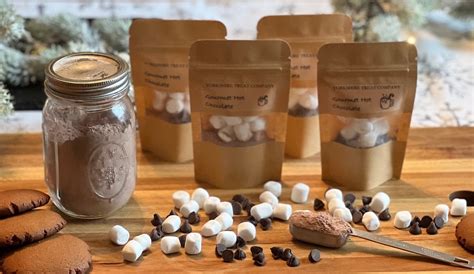 Homemade Hot Chocolate Pouches With Marshmallow Single Serving Great Gift Or Party Favor
