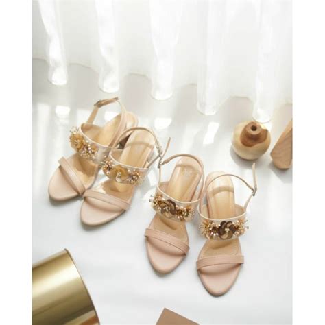 Jual Leva Heels Nude By Local Id Ready Soon Shopee Indonesia