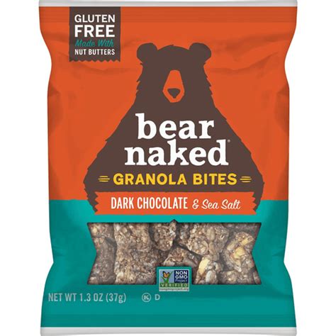 Bear Naked Granola Bites Dark Chocolate Sea Salt Shop Market Basket