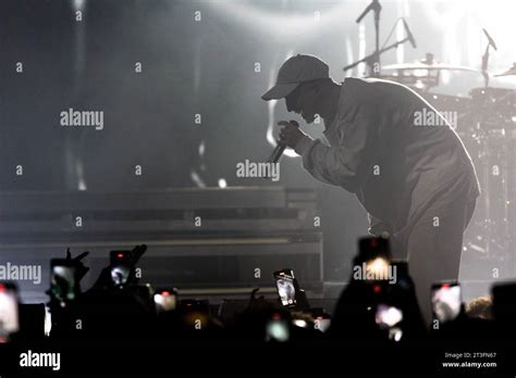 American Rapper Nf In Concert Stock Photo Alamy