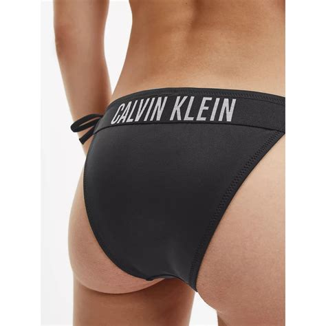 Dámské plavky Spodní díl plavek STRING SIDE TIE CHEEKY BIKINI KW0KW01858BEH Calvin Klein