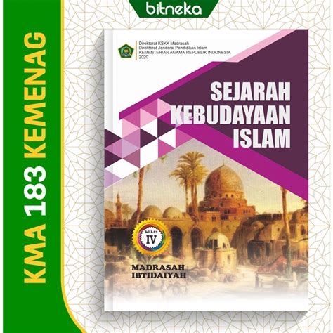 Jual Buku Siswa Sejarah Kebudayaan Islam SKI Kelas 4 MI KEMENAG KMA 183