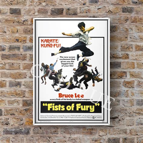 Bruce Lee Fist Of Fury Poster