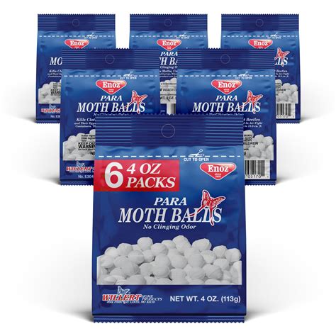 Buy Enoz Para Moth Balls For Insects Kills Clothes Moths And Carpet