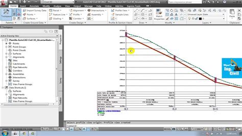 Alcantarillado Con Autocad Civil 3d Parte Ii Perfiles Youtube