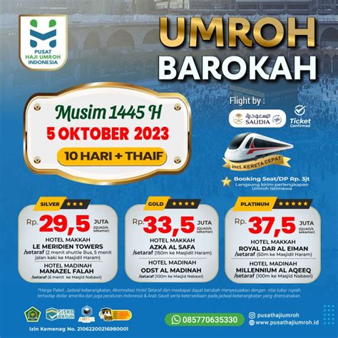 Biaya Paket Umroh Bogor 2023 2024 1445 H Pusat Umroh Indonesia