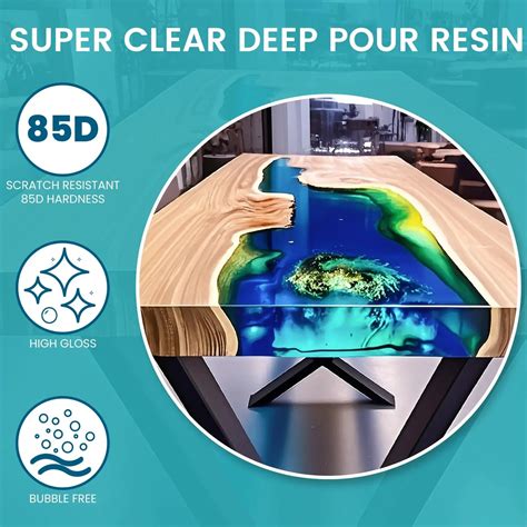 Deep Pour Epoxy Resin Kit – 2–4 Inch Casting | Bond Craftor