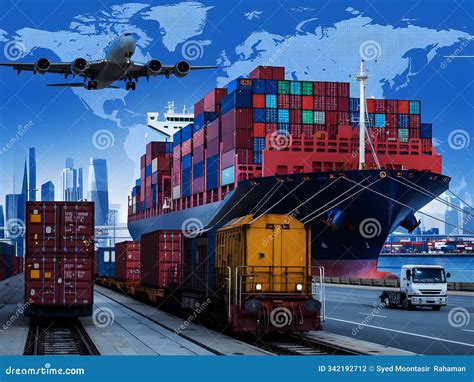 An Image That Depicts Various Modes Of Transportation Used In Global ...