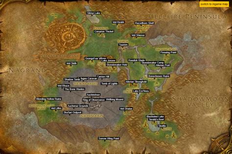 Terokkar Forest Alliance Complete Questing Guide TBC Burning