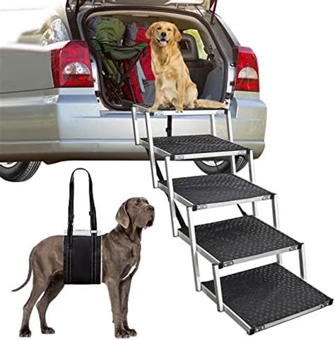 Hundetreppe Auto Hunderampe Auto Klappbar Haustiertreppe 5 Stufen