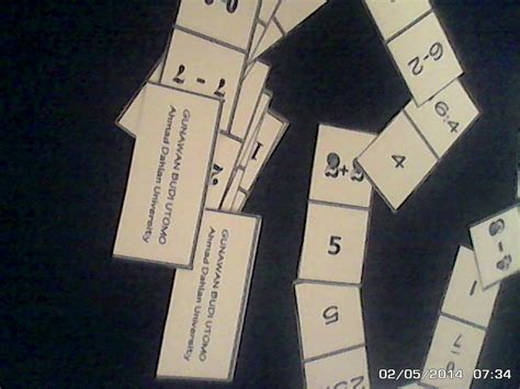 DOMAT (DOMINO MATEMATIKA) yang wajib diketahui