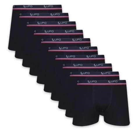 Kit Cuecas Boxer Lupo Cueca Box Algod O Masculina Atacado Cueca