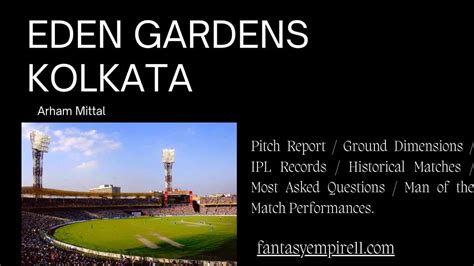 Eden Gardens Stadium Ipl Records Ipl Stats And Many More Fantasyempire