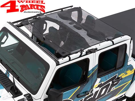 Sun Bikini Top Safari Style Mesh Bestop Jeep Gladiator JT Year