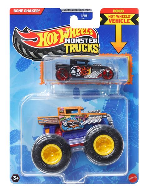 Mattel Hot Wheels Monster Trucks Bone Shaker Combo Pack Ct Fred Meyer