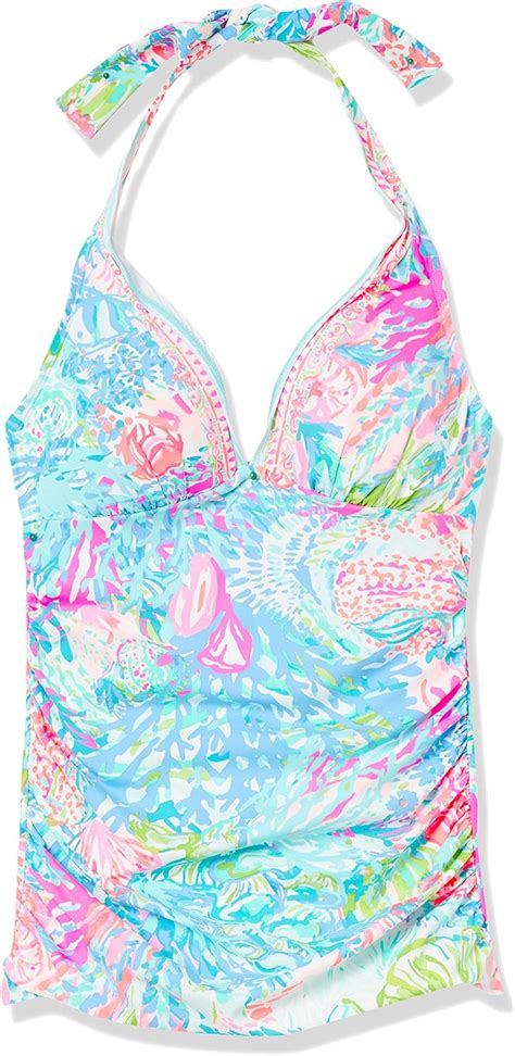 Amazon Lilly Pulitzer Bliss Halter Tankini Multi Fished My Wish