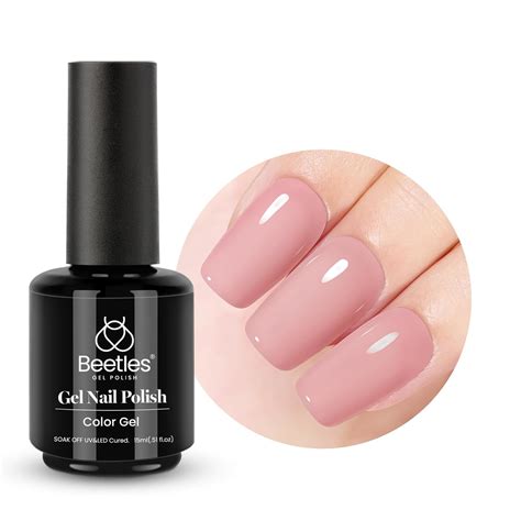 Amazon Beetles Ml Pastel Nude Pink Milky Gel Nail Polish Neutral Solid Color Soak Off