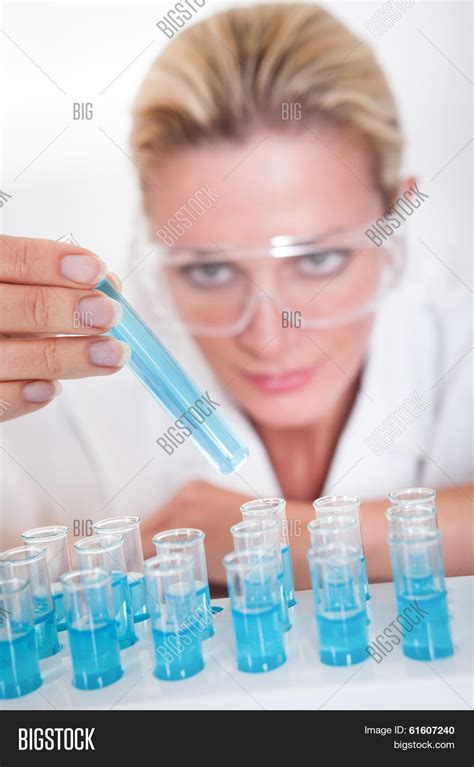 Lab Technician Woman Image And Photo Free Trial Bigstock