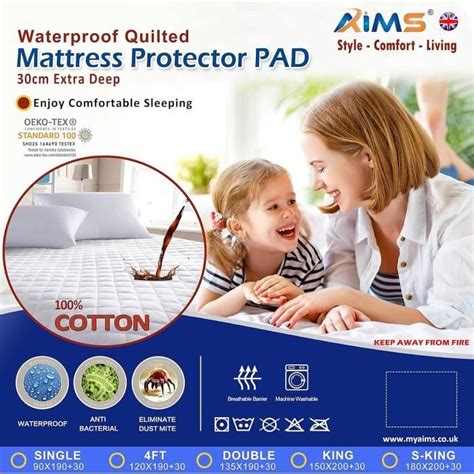 Prot Ge Matelas Matelass Coton Imperm Able X Cm Tc