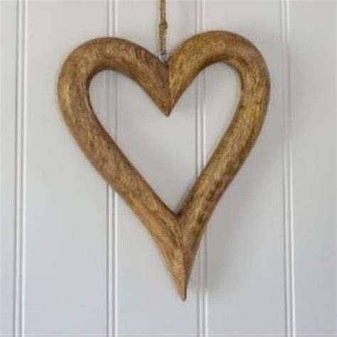 Hanging Heart Wooden Wall Art Rustic Pallet Wood Light Up Etsy Uk