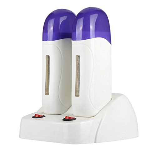 V Double Depilatory Wax Heater Hot Body Hair Removal Roll On Depilation Waxing Machine Salon