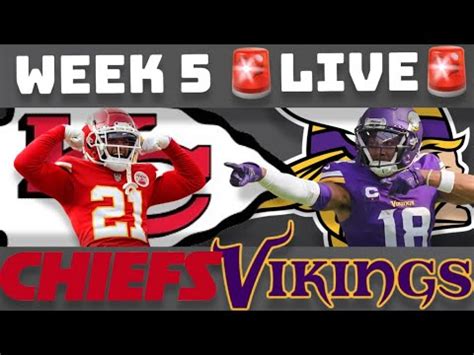 Kansas City Chiefs Vs Minnesota Vikings Nfl Week Live Stream Youtube