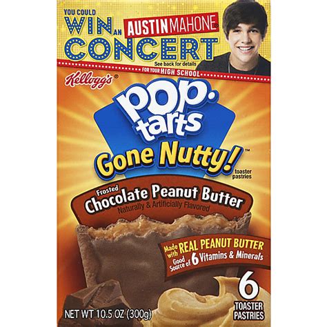 Pop Tarts Toaster Pastries Gone Nutty Frosted Chocolate Peanut